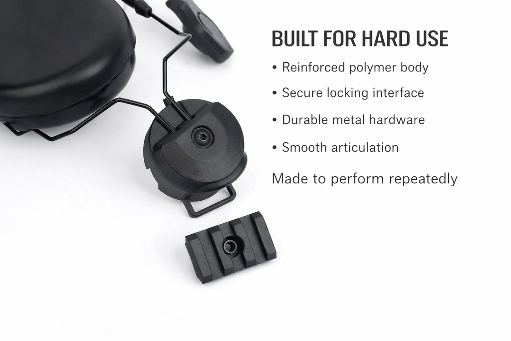 Anchor™ V2 ARC Rail Adapter Mount System | Compatible with Peltor ComTac | Helmet Rail Kit