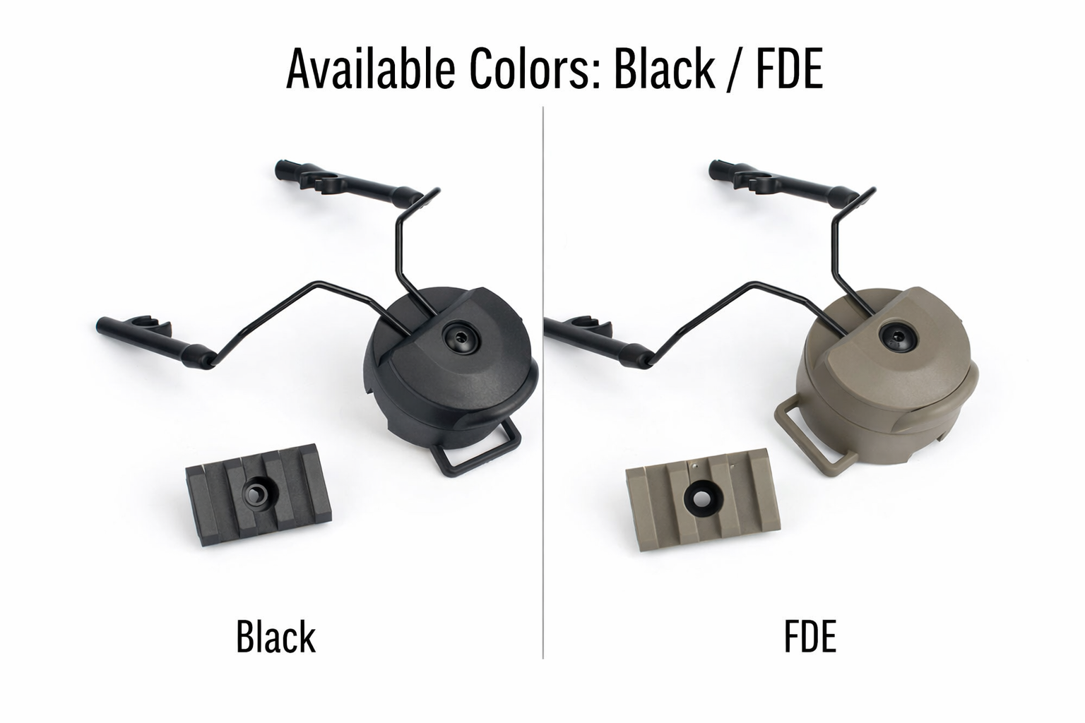 Anchor™ V2 ARC Rail Adapter Mount System | Compatible with Peltor ComTac | Helmet Rail Kit