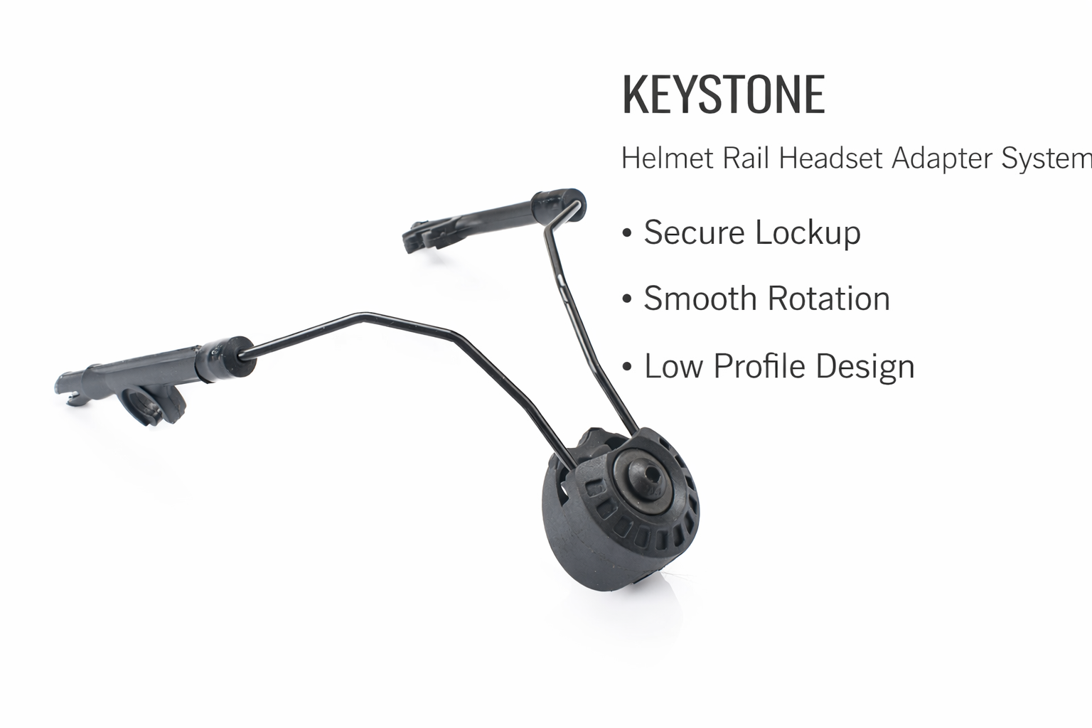 Keystone™ ARC Rail Adapter Mount | Compatible with Peltor ComTac | ARC Rail System